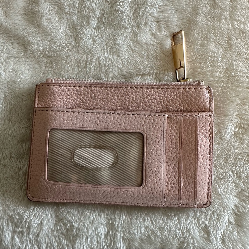 Marc Jacobs Pale Pink Leather Keychain Card Holder - Picture 3 of 6